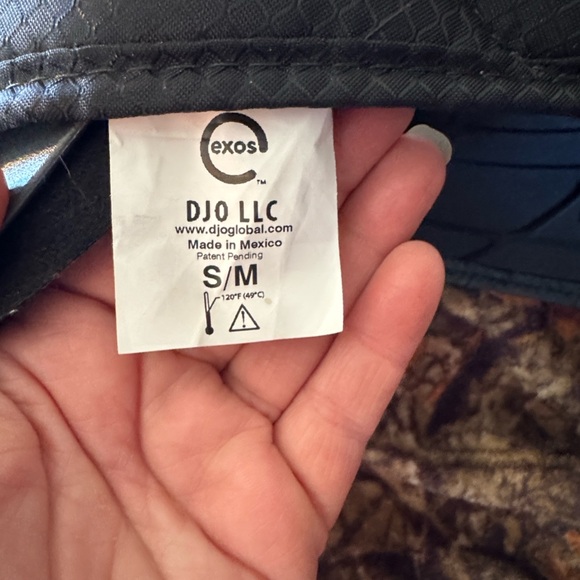 Black Back Brace with abdominal plate - Picture 3 of 9